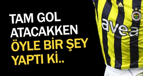 Fenerbaheli isimden fair play dersi